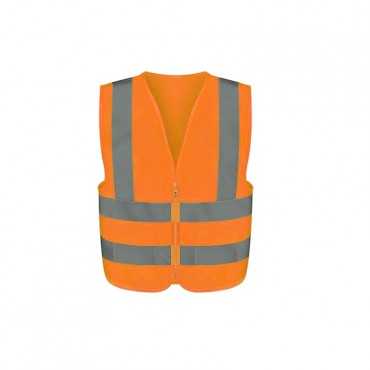 Safety Reflective Vest Zip