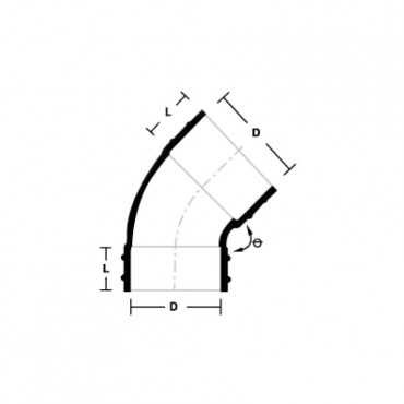 UPVC Fittings 135° / 45°...