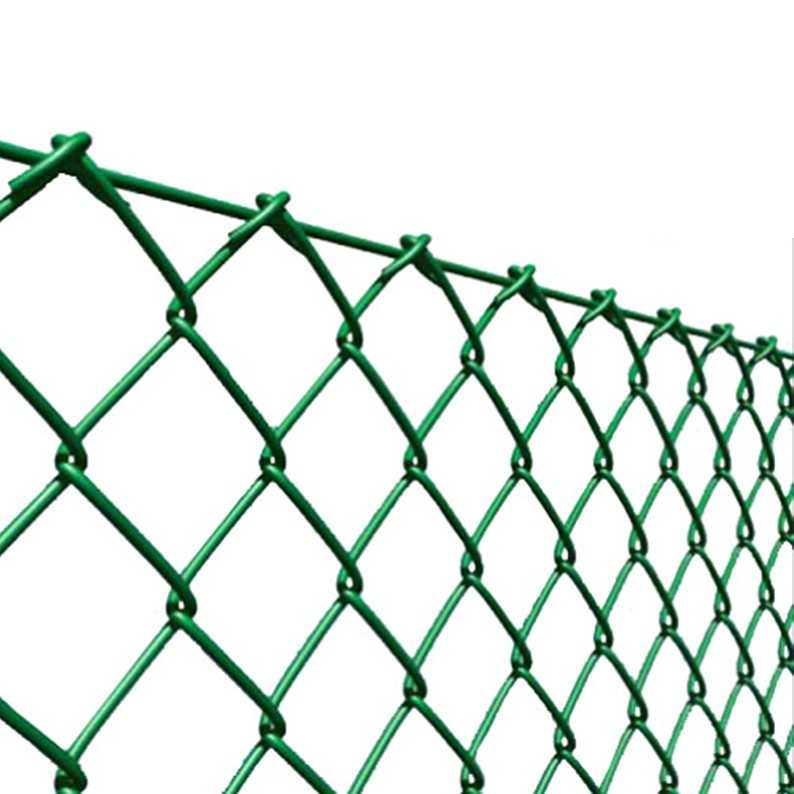 PVC Coated Galvanized Chain Link Fencing Green 5' x 45' x 10