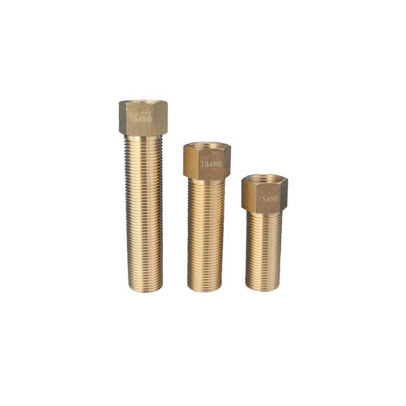 Brass Hexagon Extension / Threaded Adaptor Connector 1470HE 1/2 x 70mm