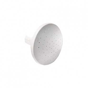 4" White ABS Shower Head +...