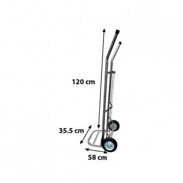 2 Wheel Hand Truck Trolley...