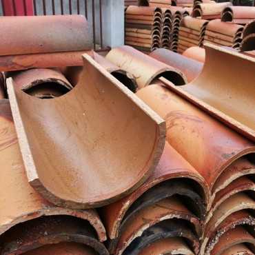 Longkang Tanah / Half Round...