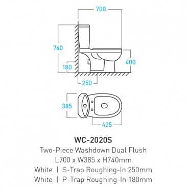 Satinel Water Closet Two...