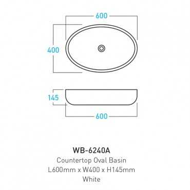Satinel Countertop Oval...