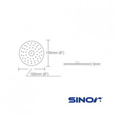 SINOR 6” SUS 304 Stainless...