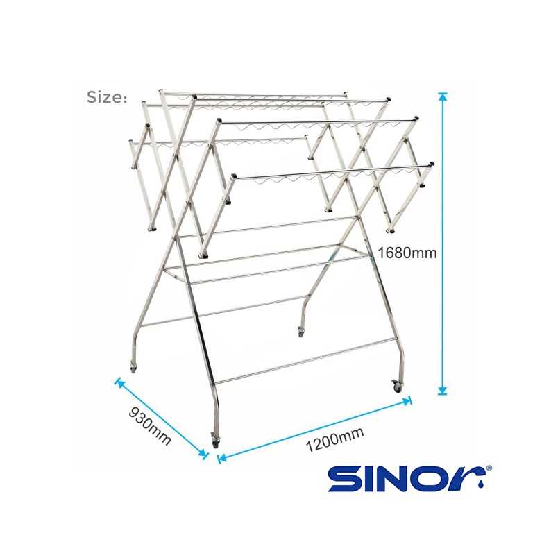 Sinor Stainless Steel Clothes Drying Rack BF-6250-304