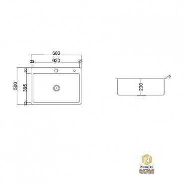 Nano SUS 304 Single Sink...