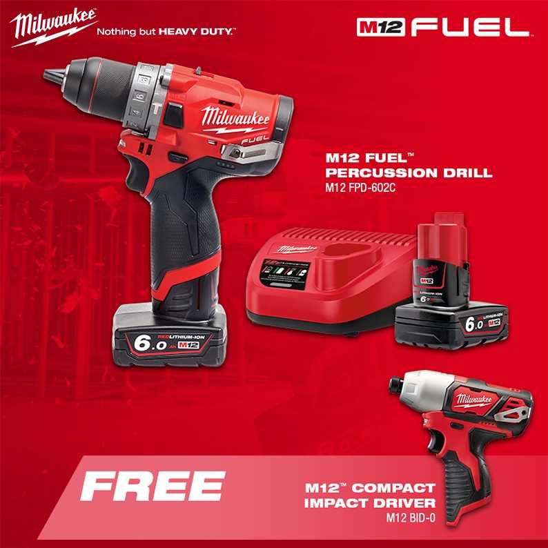 ホットセール ミルウォーキーツールジャパン合同会社 ミルウォーキー M12 FUEL 振動ドリルドライバーセット M12FPD602CJP  discoversvg.com