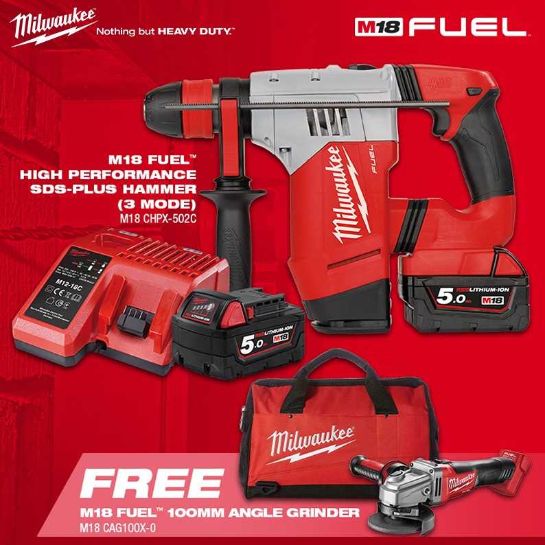 Milwaukee M18 Fuel High Performance SDS 