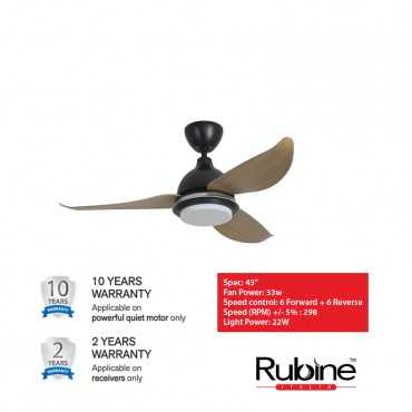 Rubine Celling Fan Gavia...