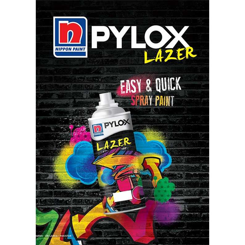  Nippon  Paint  Pylox Easy Spray Paint  400CC Standard Colour 