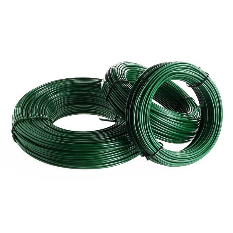 Green PVC Coated Wire G10 (1 Roll 40kg)