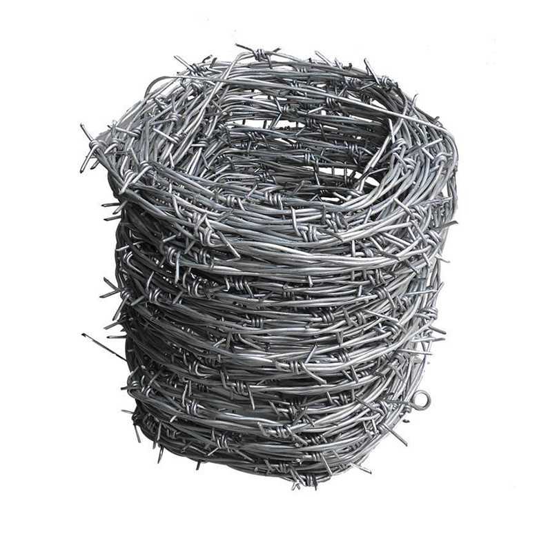 Green PVC Coated Barbed Wire 5kg