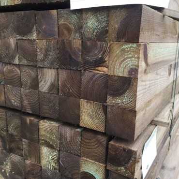 4" x 4" x 10' Tanalised...