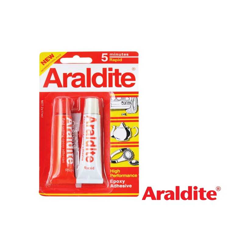 Araldite 5 mimutes Rapid Steel High Performance Epoxy Adhesive ( 2 x 15ml )